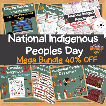 Preview of Canada National Indigenous Peoples Day Activities Bundle