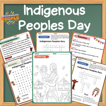 Preview of Canada National Indigenous Peoples Day Activity pack