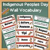 Canada National Indigenous Peoples Day Word Wall Vocabulary