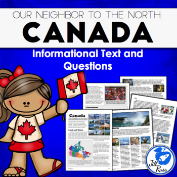 Preview of Canada: Our Neighbor to the North Informational Complex Text & Questions
