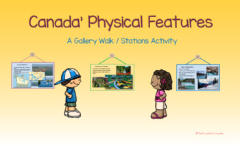 Preview of Canada’ Physical Features: A Gallery Walk / Stations Activity Distance Learning