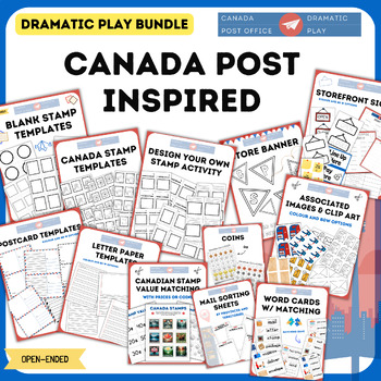 Preview of Canada Post Inspired - Dramatic Play Bundle