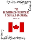 Canada Provinces & Territories and Capitals Study Guide and Test