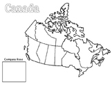 Canada Provinces and Physical Features Labeling Worksheet 