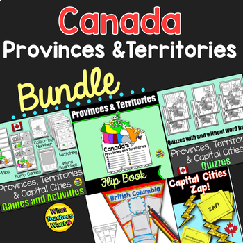 Preview of Canada Bundle: Provinces and Territories