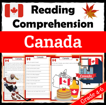 Canada Reading Comprehension | North America | Informational Text