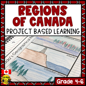 Preview of Canada Regions Project Based Learning