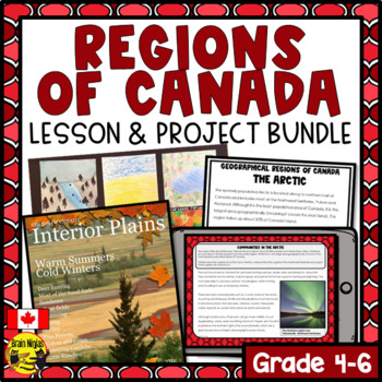 Preview of Canada Regions Project Bundle