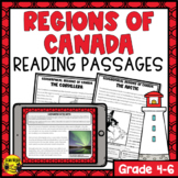 Canada Regions Reading Passages