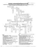 Canada Review Crossword