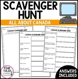Canada Scavenger Hunt - Research Task