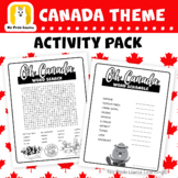 Canada Theme No Prep Early Finisher Activity Pack - Great 