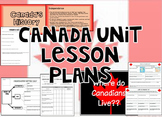 Canada Unit Lesson Plan - BUNDLE!
