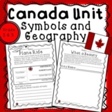 Canada Unit Symbols Geography Map of Canada Provinces and 