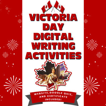 Preview of Canada-Victoria Day Writing Activity - Digital