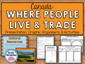 Preview of Canada: Where People Live and Trade (SS6G5)