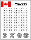 Canada - Word Search