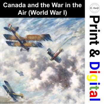 Preview of Canada and the War in the Air (World War I) READING AND WORKSHEET