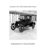 Canada in the 1920s Multimedia Presentation Project