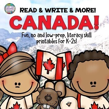 Preview of Canada writing activities | NO PREP