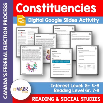 Preview of Canada's Constituencies - Google Slides & Printables!