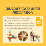 Canada's Food Guide Presentation - Healthy Eating Choices 