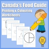 Canada's Food Guide: Printing and Colouring Pages for Primary