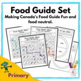 Canada's Food Guide Set: Mazes and Plates