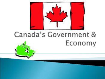 Preview of Canada's Government & Economics Information Source for Scavenger Hunt