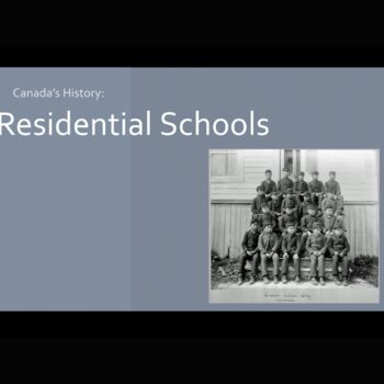Preview of Canada's History: Residential Schools Slides/Lecture Notes 