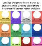 Canada's Indigenous People Set of 12 Student Symbol Drawin