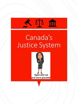 Preview of Canada's Justice System KEY LESSON, ASSIGNMENT & CLOZE NOTES