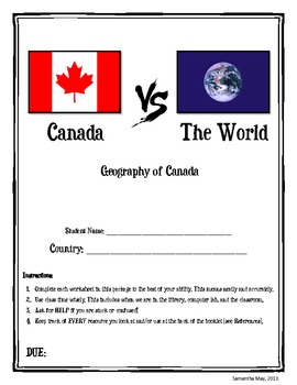 Preview of Canada vs. The World Assignment + Rubric