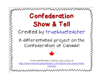 Preview of Canada's Confederation Show & Tell