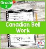 Canadian Bell Work for Grade 2