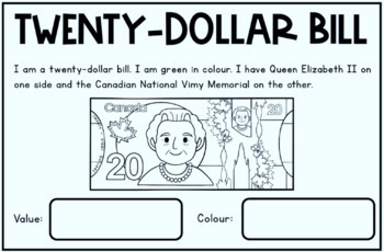 Preview of Canadian Bills (Editable)