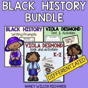 Preview of Black History Month in Canada Activities BUNDLE