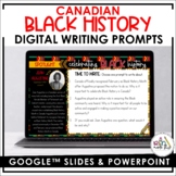 Canadian Black History Month Writing Prompts | Digital and