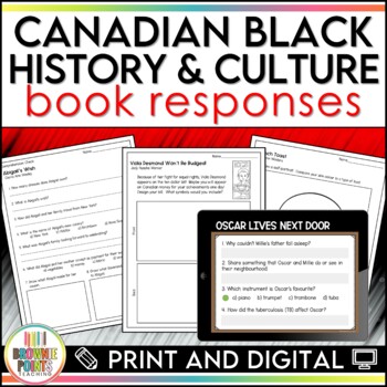 Canadian Black History | Picture Book Responses | Print and Digital