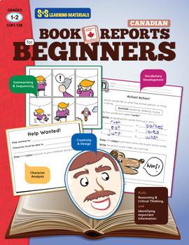 Preview of Book Reports for Beginners Grades 1-2
