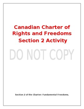 Preview of Canadian Charter of Rights and Freedoms- Fundamental Freedoms