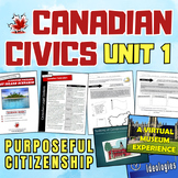 Canadian Civics Unit: Purposeful Citizenship - Printable a