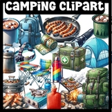 Camping Clipart, Camp Clip art, 41 Camping Illustrations