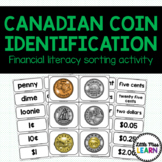 Canadian Coin Identification Matching Activity