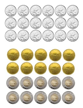 Preview of Canadian Coin Printable