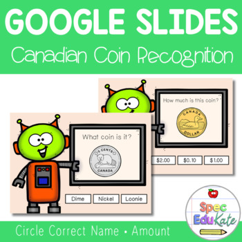 Preview of Canadian Coin Recognition | Google Slides