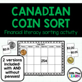 Canadian Coin Sorting Board - With AND Without Pennies