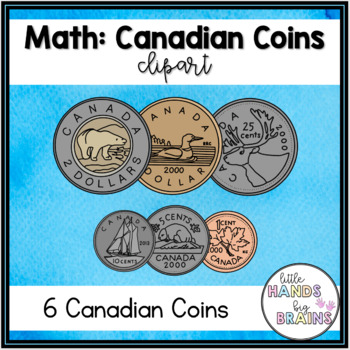 Preview of Canadian Coins Clip Art (Personal & Commercial Use)