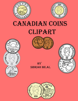 Preview of Canadian Coins Clipart For Personal & Commercial Use
