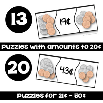 Canadian Money Centers Puzzles for Canadian Coins TPT